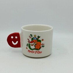 NEOL ÇAM AĞACI KURABİYE ADAM MUTLU YILLAR-SMİLE KUPA - KIRMIZI SAP - 