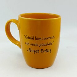 NEŞET ERTAŞ-OVAL KUPA - SARI SAP SARI GÖVDE SARI İÇ - 