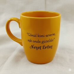 NEŞET ERTAŞ-OVAL KUPA - SARI SAP SARI GÖVDE SARI İÇ - 