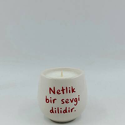 NETLİK BİR SEVGİ DİLİDİR-YUMİ MUM - TEKLİ - 1