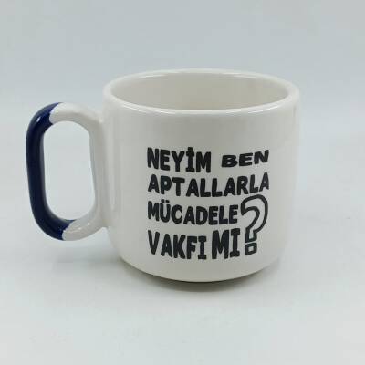 NEYİM BEN APTALLARLA MÜCADELE-ARYA ÇAY FİNCANI - KOBALT SAP - 1
