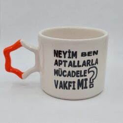 NEYİM BEN APTALLARLA MÜCADELE-YILDIZ KUPA - TURUNCU SAP - 