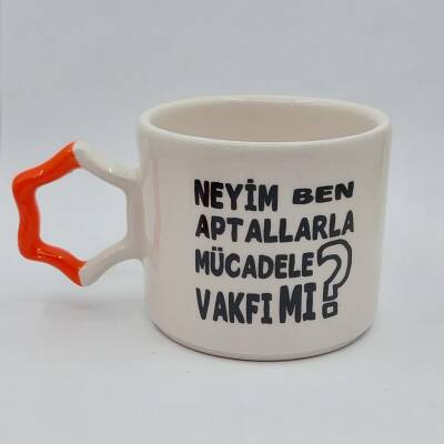 NEYİM BEN APTALLARLA MÜCADELE-YILDIZ KUPA - TURUNCU SAP - 1