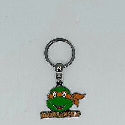 NINJA TURTLES - MICHELANGELO-METAL ANAHTARLIK - TEKLİ - 