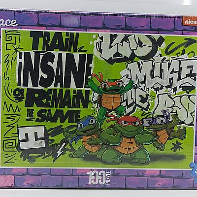 NINJA TURTLES TRAIN INSANE-PUZZLE - 100 PARÇA - 1
