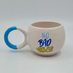 NO BAD VİBES-BALONCUK KUPA - KOBALT SAP - 