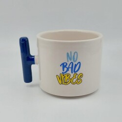 NO BAD VİBES-T KUPA - KOBALT SAP - 