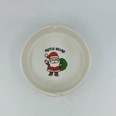 NOEL BABA MUTLU YILLAR-YUVARLAK KÜLLÜK - TRANSPARAN GÖVDE - 1