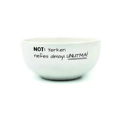 NOT: YERKEN NEFES ALMAYI UNUTMA-KASE - TRANSPARAN GÖVDE - 