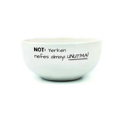NOT: YERKEN NEFES ALMAYI UNUTMA-KASE - TRANSPARAN GÖVDE - 1