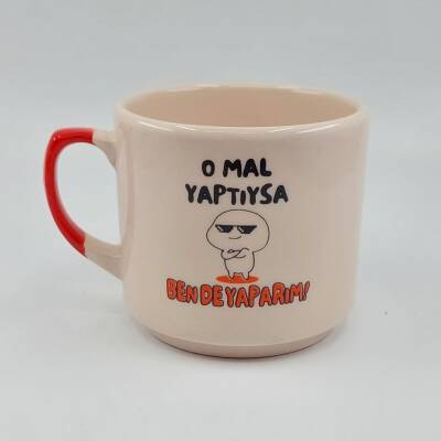 O MAL YAPTIYSA BEN DE YAPARIM-MİSTİK KUPA - KIRMIZI SAP - 1