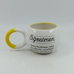 ÖĞRETMEN-BALONCUK KUPA - SARI SAP SARI TURNET - 