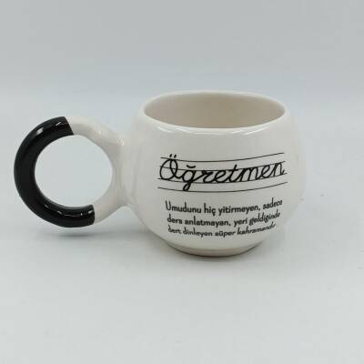 ÖĞRETMEN - BALONCUK KUPA - SİYAH SAP - 1