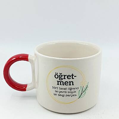 ÖĞRETMEN DÖRT TARAFI ÖĞRENCİ-D KUPA - KIRMIZI SAP - 1