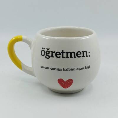 ÖĞRETMEN SAYISIZ ÇOCUĞA-BALON KUPA - SARI SAP - 1