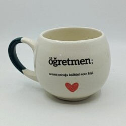 ÖĞRETMEN SAYISIZ ÇOCUĞA-BALON KUPA - YEŞİL SAP - 