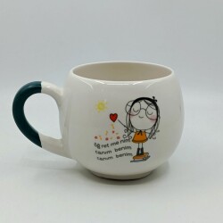 ÖĞRETMENİM CANIM BENİM-BALON KUPA - YEŞİL SAP - 