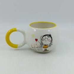 ÖĞRETMENİM CANIM BENİM-BALONCUK KUPA - SARI SAP SARI TURNET - 