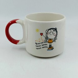 ÖĞRETMENİM CANIM BENİM-D KUPA - KIRMIZI SAP - 