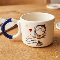 ÖĞRETMENİM CANIM BENİM-DÜĞÜM KUPA - KOBALT SAP - 