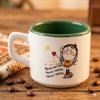 ÖĞRETMENİM CANIM BENİM - VENUS KUPA - YEŞİL İÇ - 1