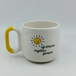 ÖĞRETMENİM HAYATIMIN GÜNEŞİSİN-ARYA ÇAY FİNCANI - SARI SAP - 