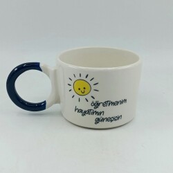 ÖĞRETMENİM HAYATIMIN GÜNEŞİSİN-DÜĞÜM KUPA - KOBALT SAP - 