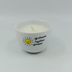 ÖĞRETMENİM HAYATIMIN GÜNEŞİSİN-MONO MUM - TEKLİ - 