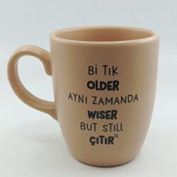 OLDER WISER ÇITIR-OVAL KUPA - PEMBE SAP PEMBE GÖVDE PEMBE İÇ - 