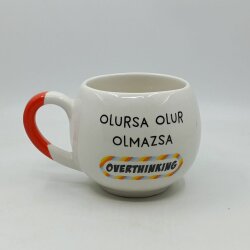 OLMAZSA OVERTHINKING-BALON KUPA - TURUNCU SAP - 