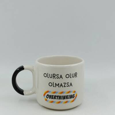 OLMAZSA OVERTHINKING-D KUPA - SİYAH SAP - 1