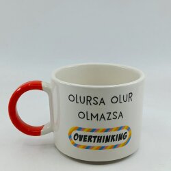OLMAZSA OVERTHINKING-D KUPA - TURUNCU SAP - 