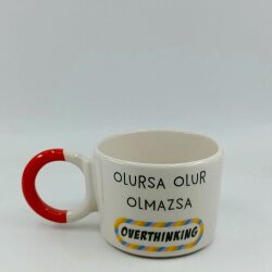 OLMAZSA OVERTHINKING-DÜĞÜM KUPA - TURUNCU SAP - 