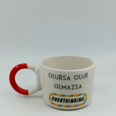 OLMAZSA OVERTHINKING-DÜĞÜM KUPA - TURUNCU SAP - 1