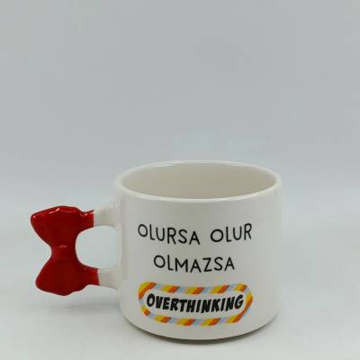 OLMAZSA OVERTHINKING-KURDELE KUPA - KIRMIZI SAP - 1