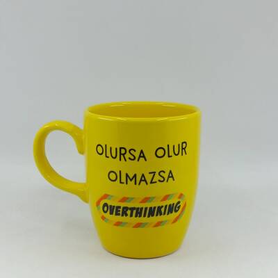 OLMAZSA OVERTHINKING-OVAL KUPA - SARI SAP SARI GÖVDE SARI İÇ - 1