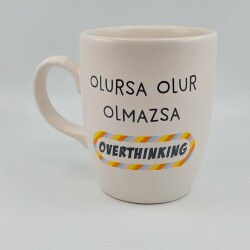 OLMAZSA OVERTHINKING-OVAL KUPA - TRANSPARAN SAP - 