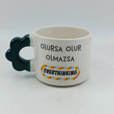 OLMAZSA OVERTHINKING-PAPATYA KUPA - YEŞİL SAP - 1