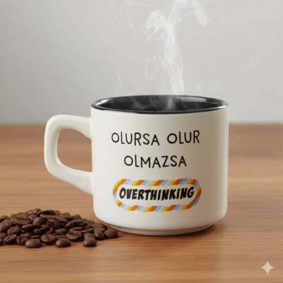 OLMAZSA OVERTHINKING-VENUS KUPA - SİYAH İÇ - 1