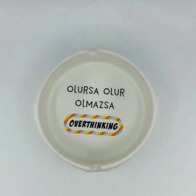 OLMAZSA OVERTHINKING-YUVARLAK KÜLLÜK - TRANSPARAN GÖVDE - 1