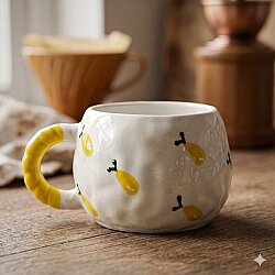 ORGANİK LİMON-3D-TONTİK KUPA - 3D - 