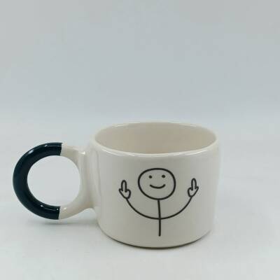 ORTA PARMAK ÇOCUK-DÜĞÜM KUPA - SİYAH SAP - 1