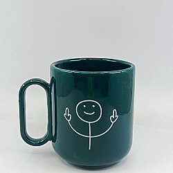 ORTA PARMAK ÇOCUK-KAMPANYALI KUPA - YEŞİL SAP YEŞİL GÖVDE ARYA KUPA - 