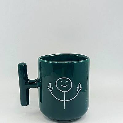 ORTA PARMAK ÇOCUK-KAMPANYALI KUPA - YEŞİL SAP YEŞİL GÖVDE BÜYÜK T KUPA - 1