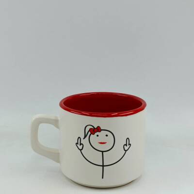 ORTA PARMAK KIZ ÇOCUK-VENUS KUPA - KIRMIZI İÇ - 1