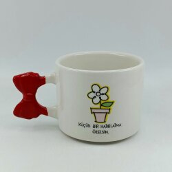 ÖZELSİN-KURDELE KUPA - KIRMIZI SAP - 