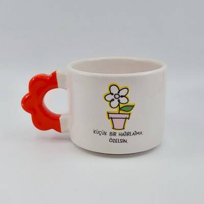 ÖZELSİN-PAPATYA KUPA - TURUNCU SAP - 1