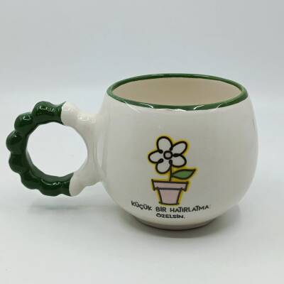 ÖZELSİN-PUF KUPA - YEŞİL SAP YEŞİL TURNET - 1