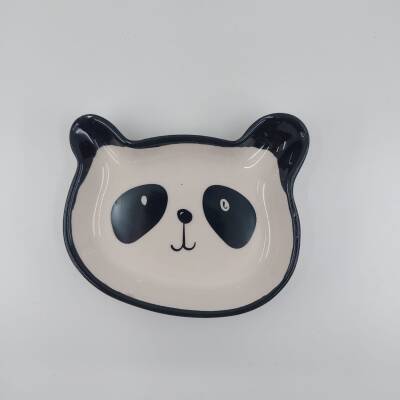PANDA ÇİZİM-SERAMİK TAKI KUTUSU - TRANSPARAN GÖVDE - 1