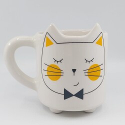 PAPYON KEDİ-KEDİ KUPA - TRANSPARAN SAP - 